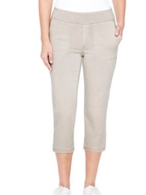 Up! Cream capri pants - medium